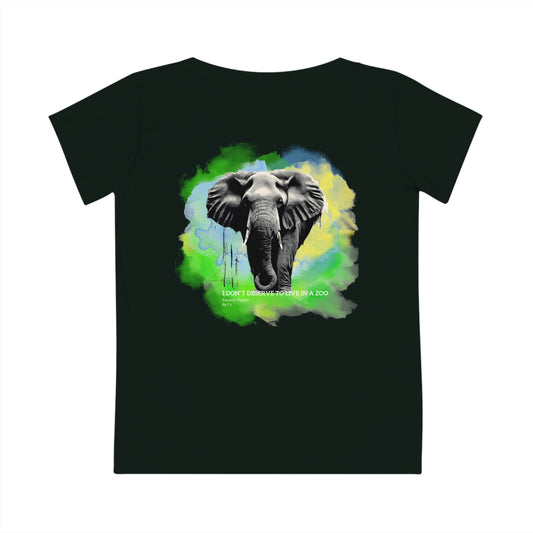 Women's T-Shirt Elephant Green