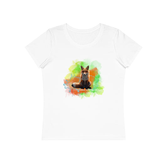 Women's Front-Print T-Shirt Fox
